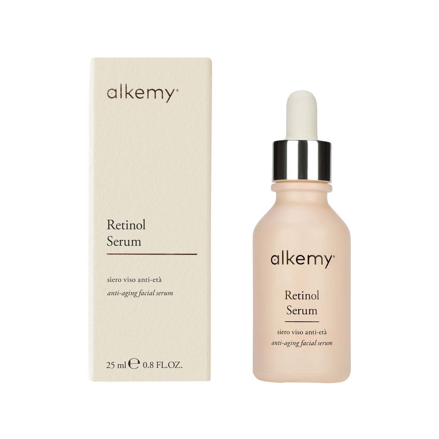 Alkemy Gesichtsserum mit 2 % Retinol, Anti-Aging Nachtbehandlung gegen Falten