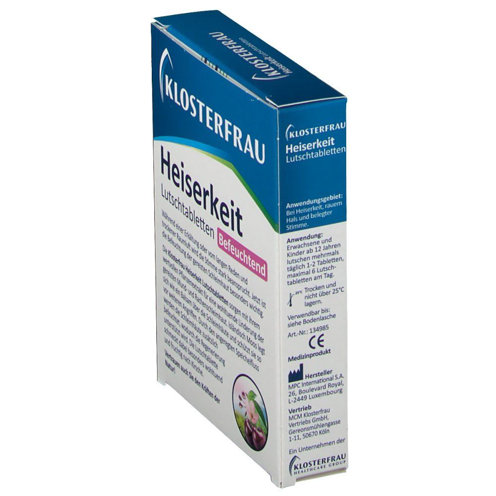 KLOSTERFRAU Heiserkeit Lutschtabletten