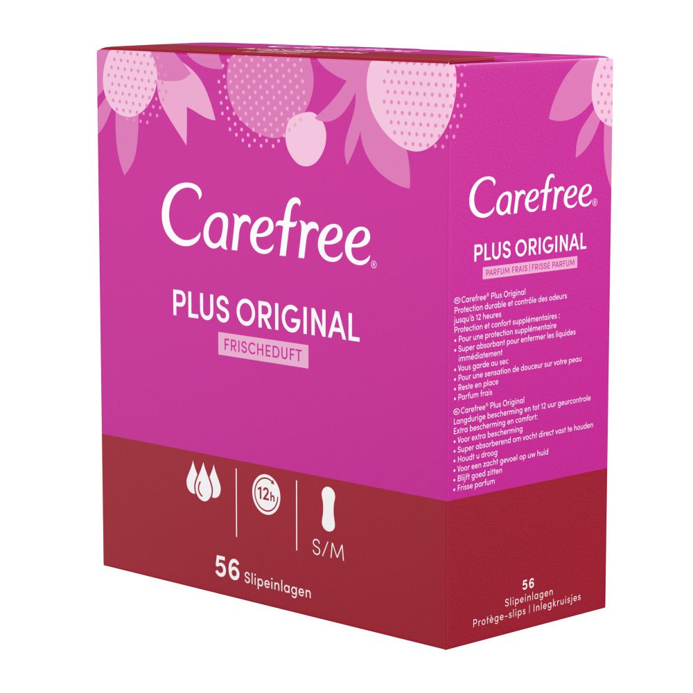 Carefree - Slipeinlagen "Plus Original" Frischeduft