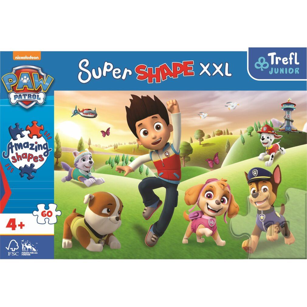 trefl Puzzle Super Shape xxl Paw Patrol: lächelnde Hunde 1 St - Shop ...