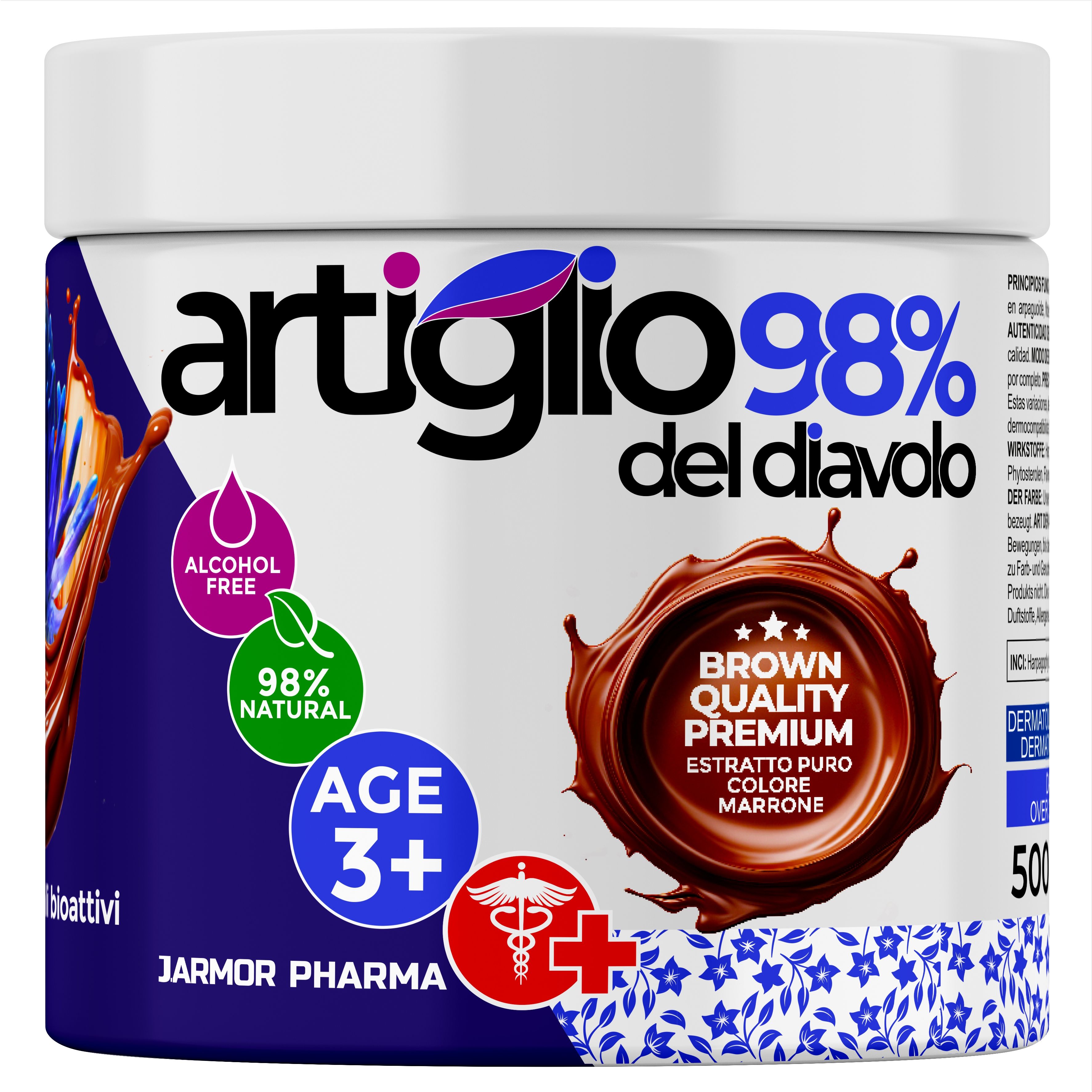 J.Armor Pharma Artiglio del Diavolo Gel 98% 500 ml -  Muscoli e Articolazioni - PURO NON TRATTATO