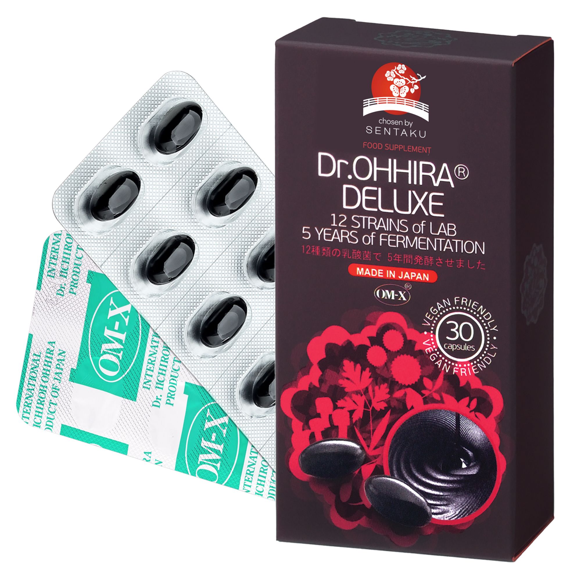 Dr. OHHIRA Deluxe Probiotika 100 Milliarden KBE OM-X für Darmflora & Mikrobiom