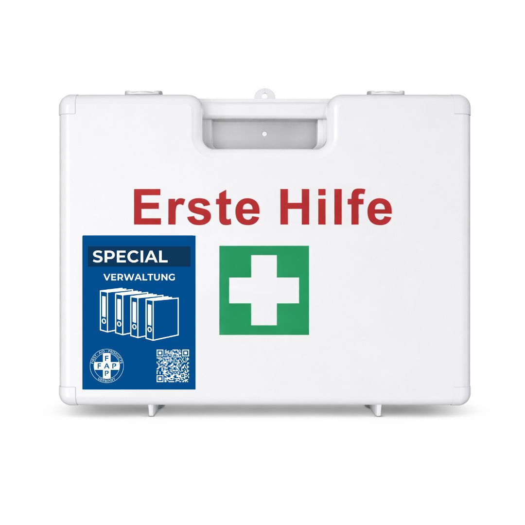 FAP First Aid Products Erste-Hilfe-Koffer Verwaltung & Büro DIN 13157 - weiß 1 St