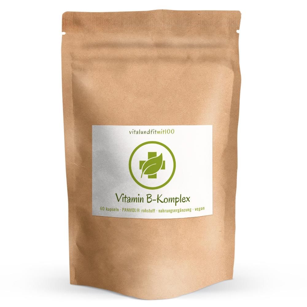 vitalundfitmit100® Vitamin B Komplex (B1-B12) Kapseln