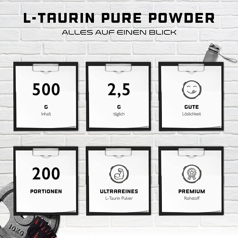 GEN Taurin 500 g Pulver