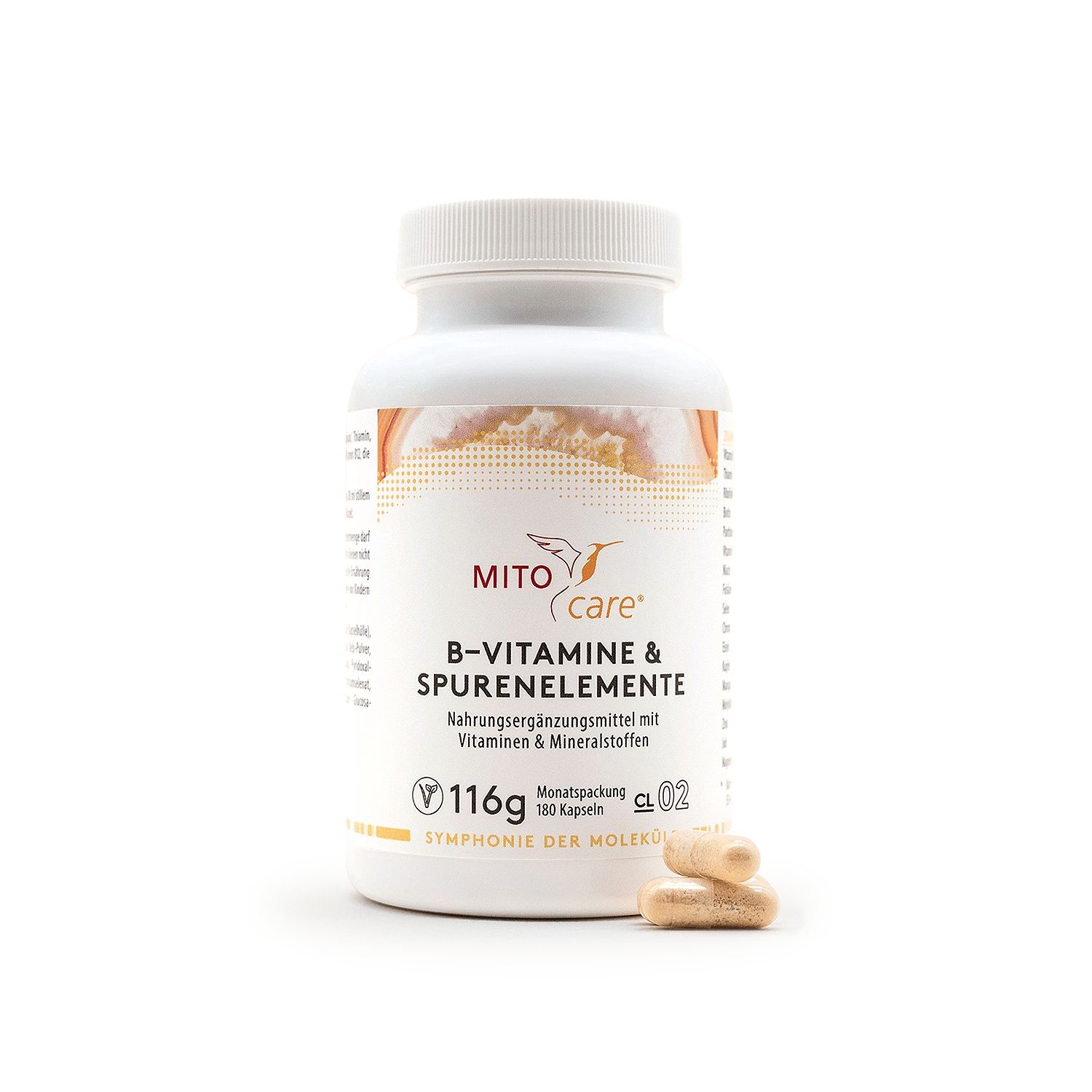 B-VITAMINE+Spurenelemente MITOcare Kapseln 180 St