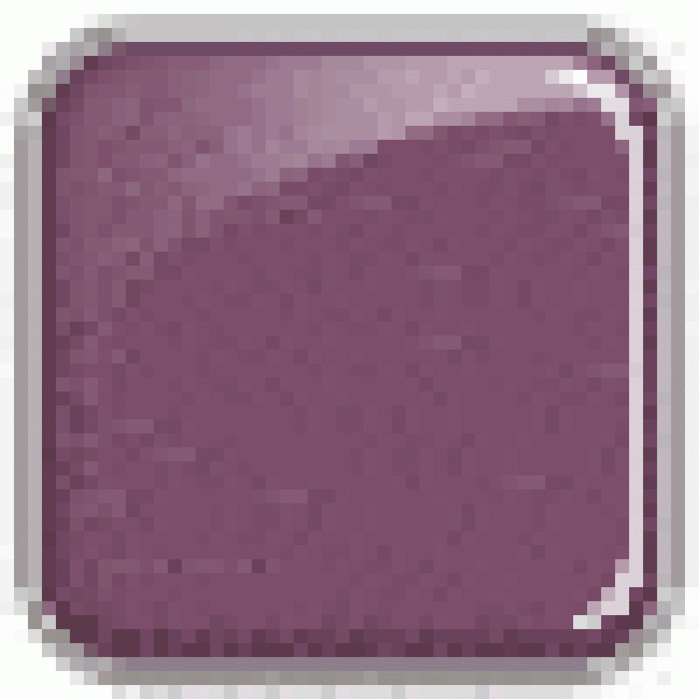 Quadratische, violette Eyes Mat Lidschattenfarbe mit abgerundeten Ecken, in einem quadratischen Rahmen.