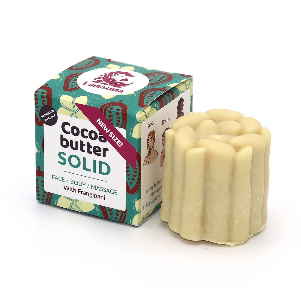 Lamazuna Organic Feste Kakaobutter mit Frangipani Duft