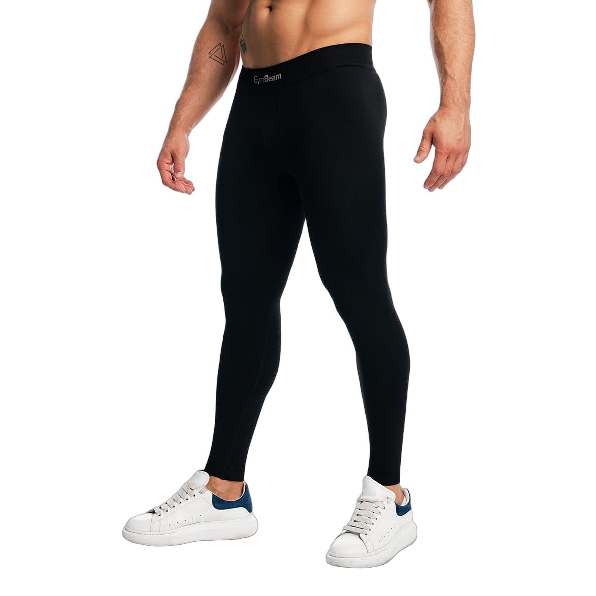 GymBeam Leggings Herren funktionell ohne Taschen Fuse Black
