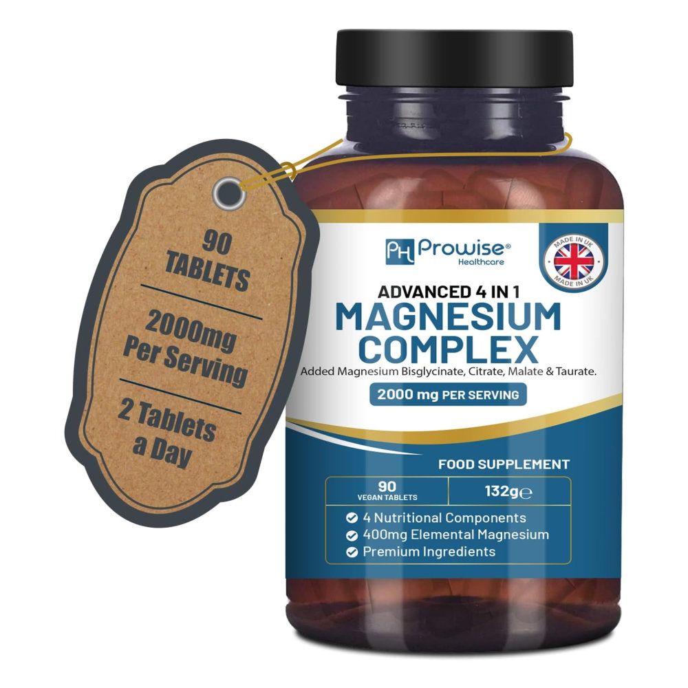 Prowise Healthcare Magnesiumglycinat-Komplex 4-in-1 – 1866 mg