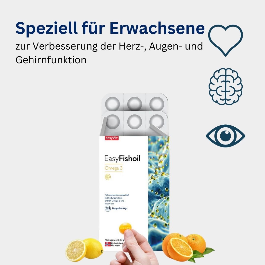 EasyFishoil Adult - hochdosiertes Omega 3 für Erwachsene 1x30 St Kaudragees