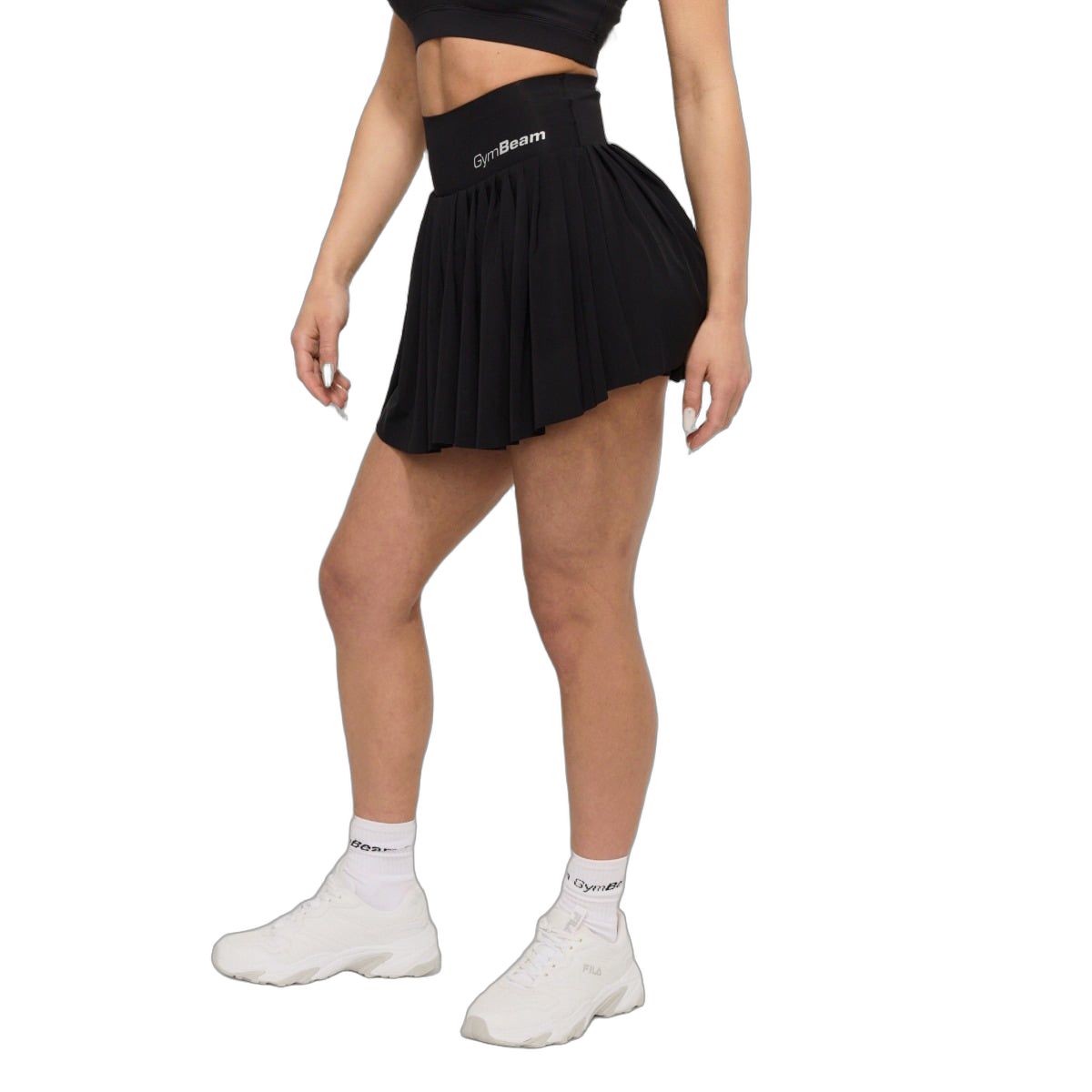 Skort Damen mit Innenshorts und Gummizug Beat Schwarz 1 St