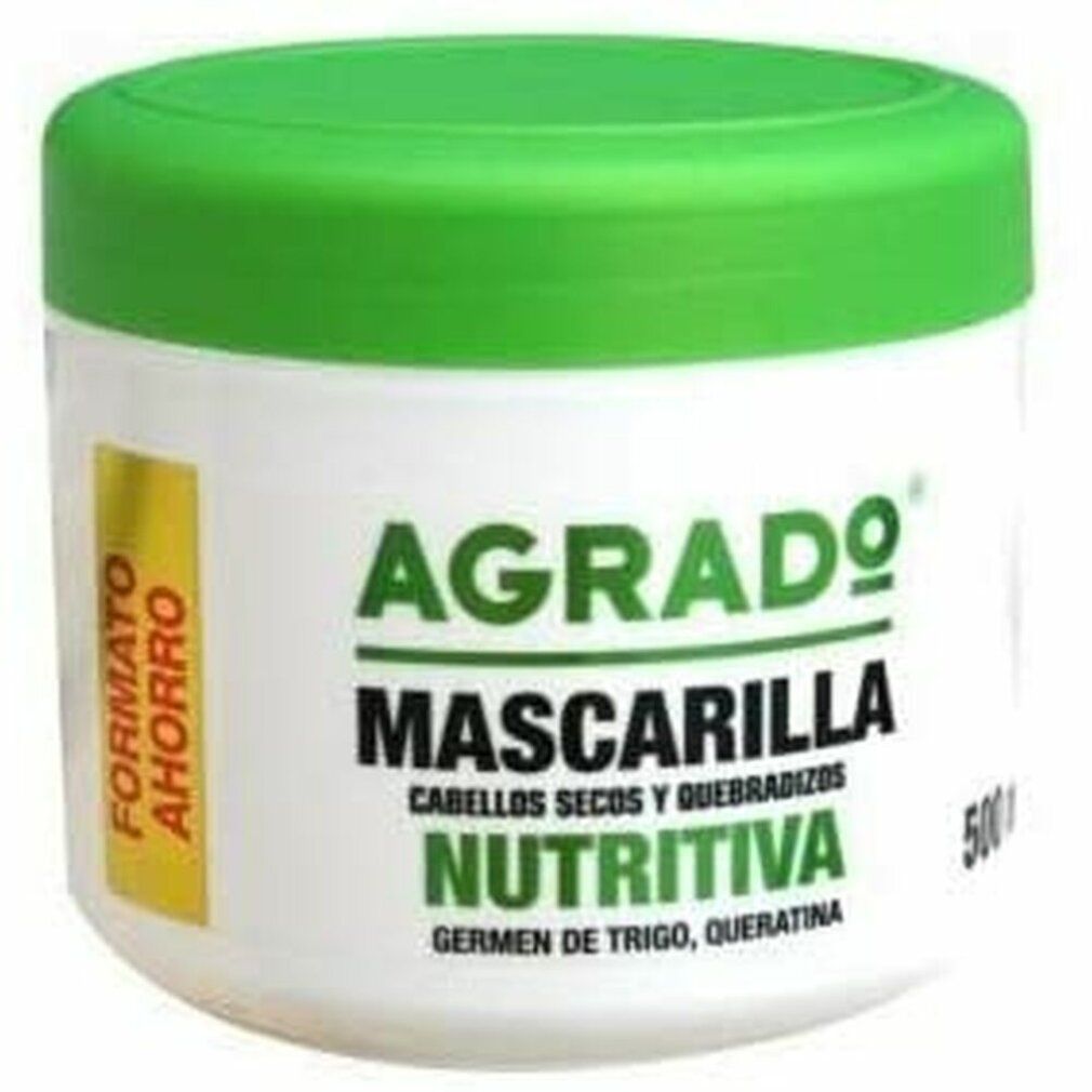 Agrado Mascarilla Nutritiva. Haarkur für trockenes und brüchiges Haar mit Weizenkeimen und Keratin. 500g.