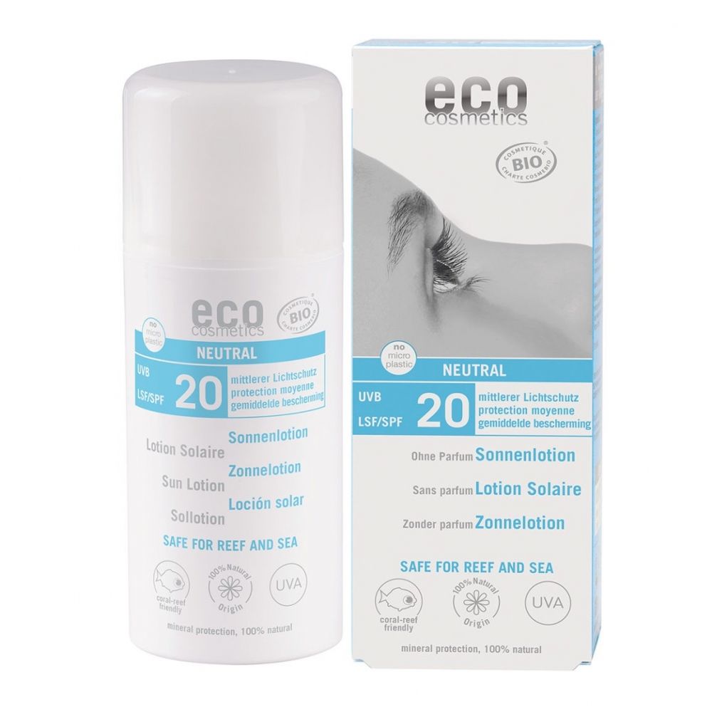 eco cosmetics Sonnenlotion Neutral LSF 20 ohne Parfum 100ml
