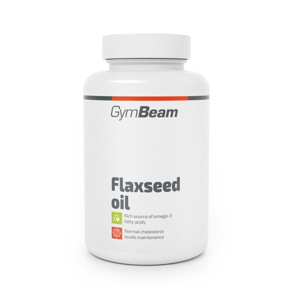 GymBeam Leinsamenöl Kapseln mit Vitamin E 90 St