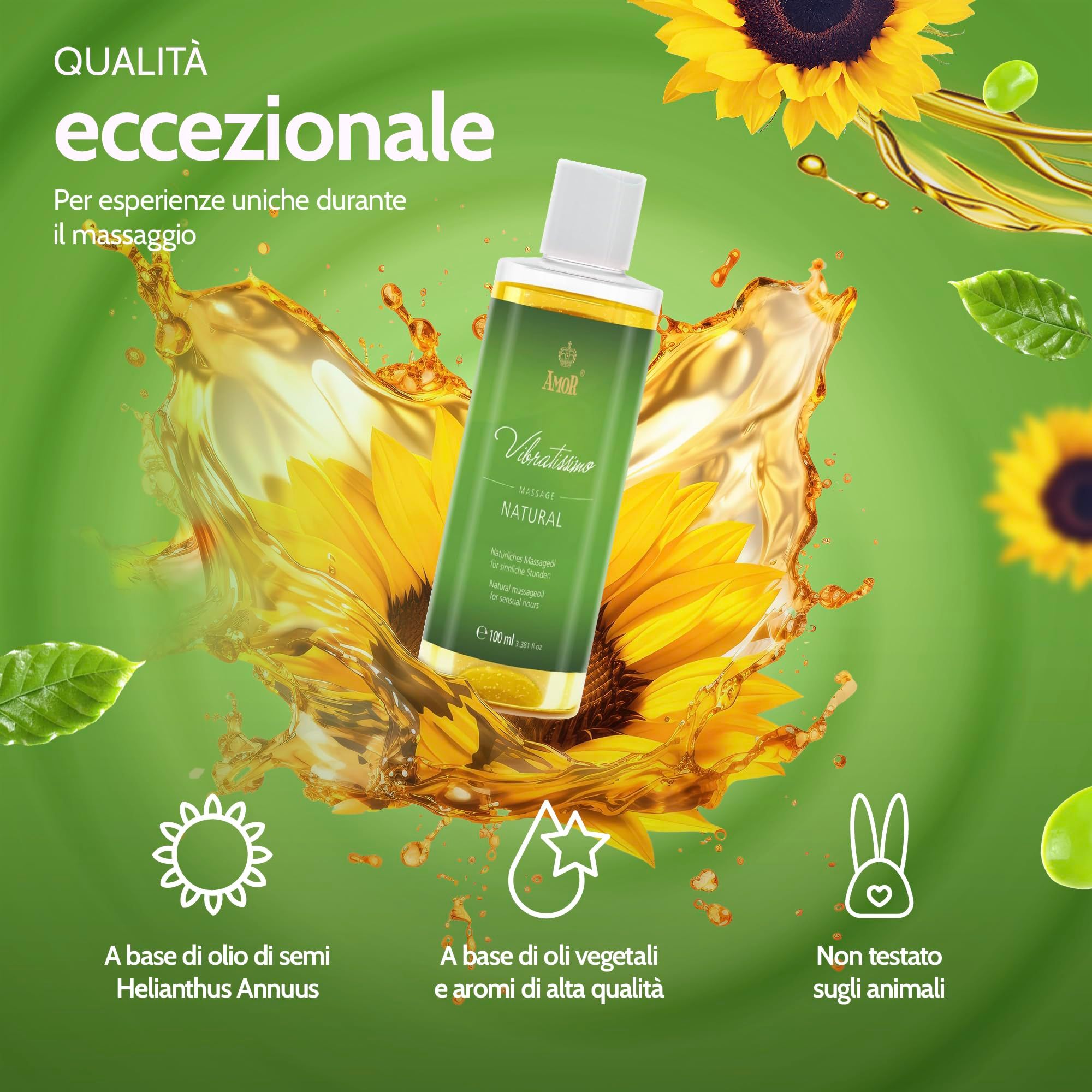 Vibratissimo Massageöl Natural