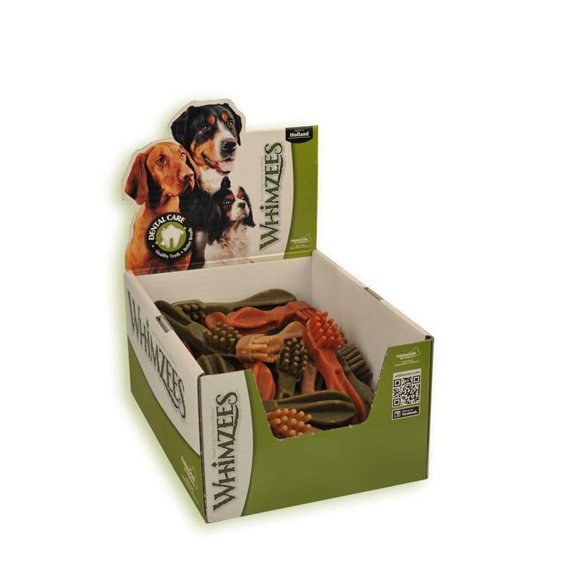 Whimzees Zahnbürste L Display 1,8 kg