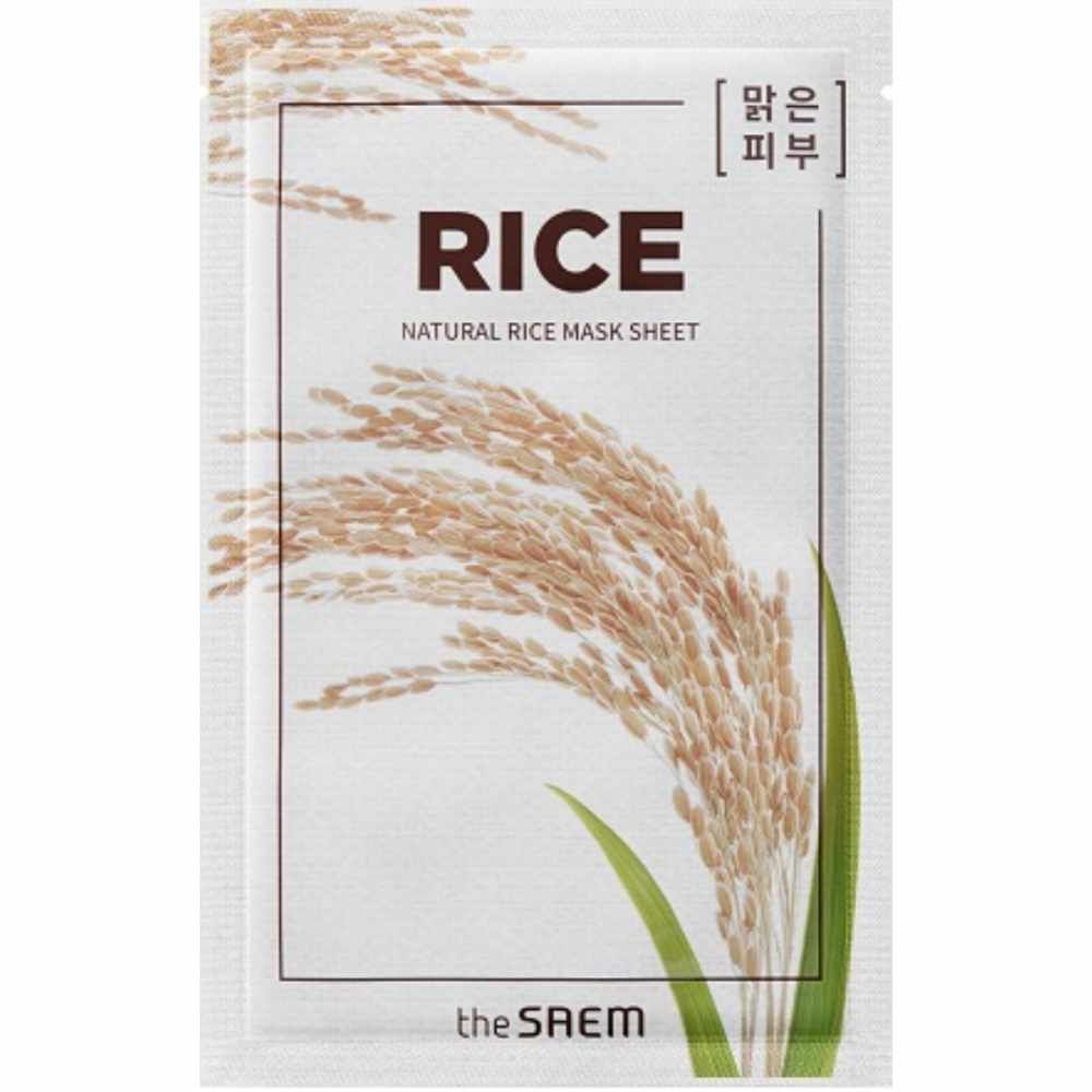 the SAEM Natural Rice Mask Sheet