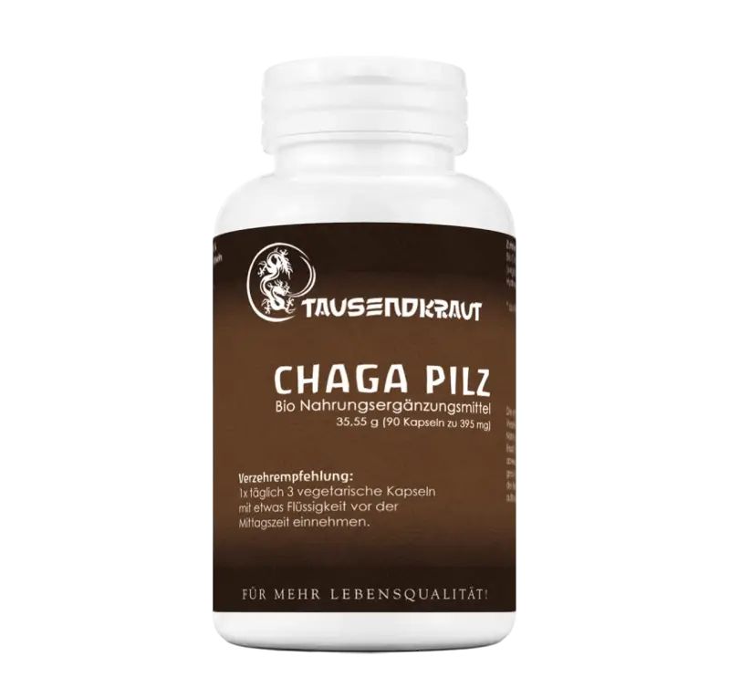 Tausendkraut Chaga Pulver BIO Kapseln 0,036 kg
