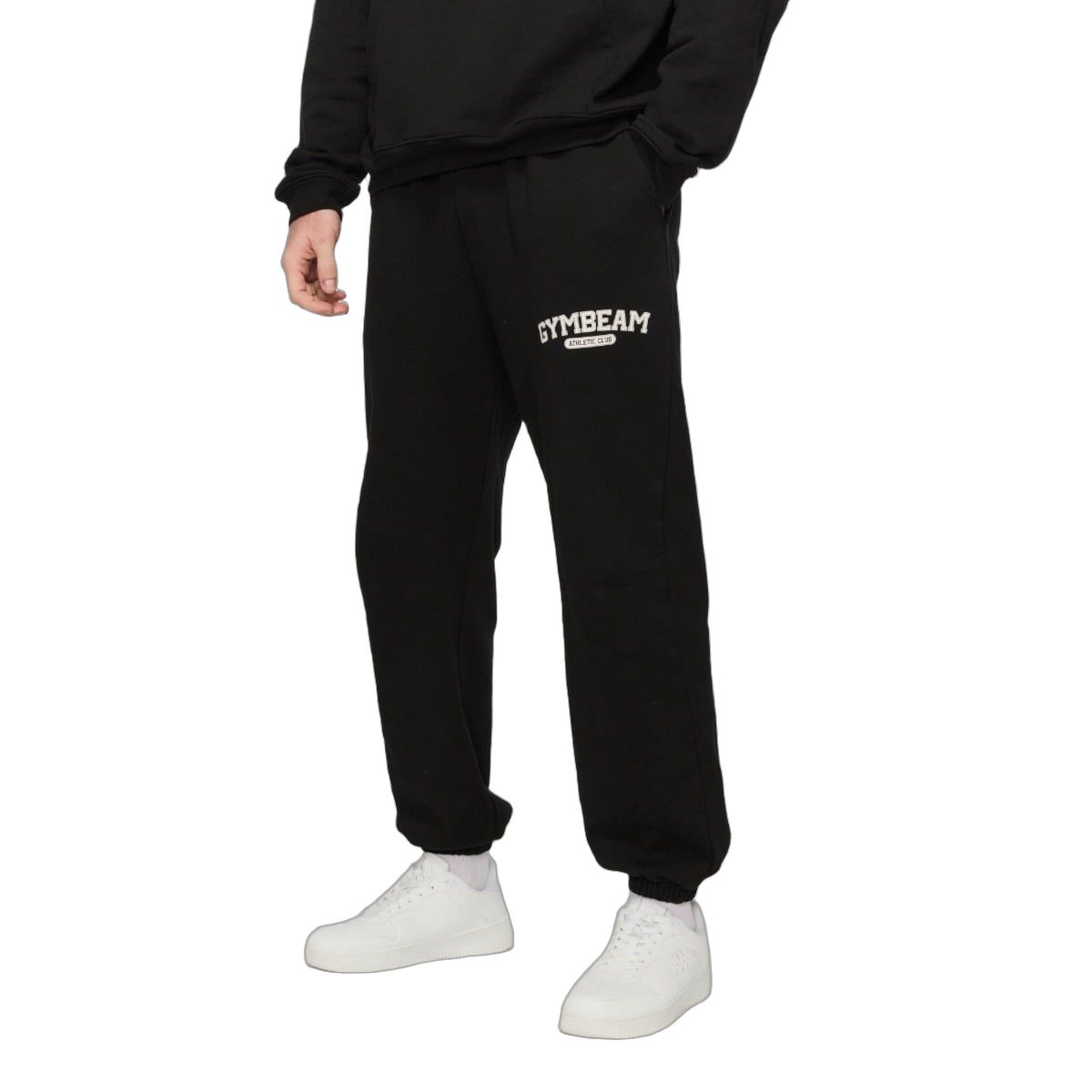 GymBeam Sweatpants Herren Oversized Varsity Schwarz 1 St
