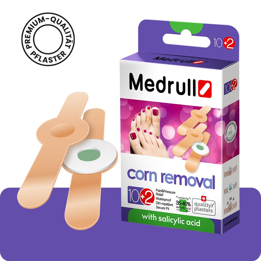Medrull Hühneraugen-Pflaster 10 + 2 gratis
