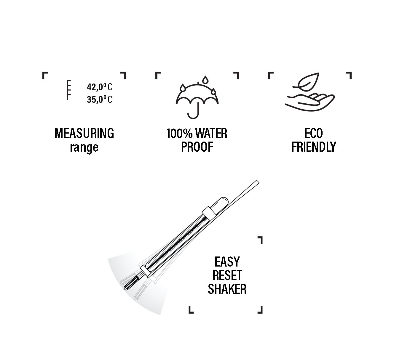 EVOLU CLASSIC Fieber-Thermometer (quecksilberfrei)