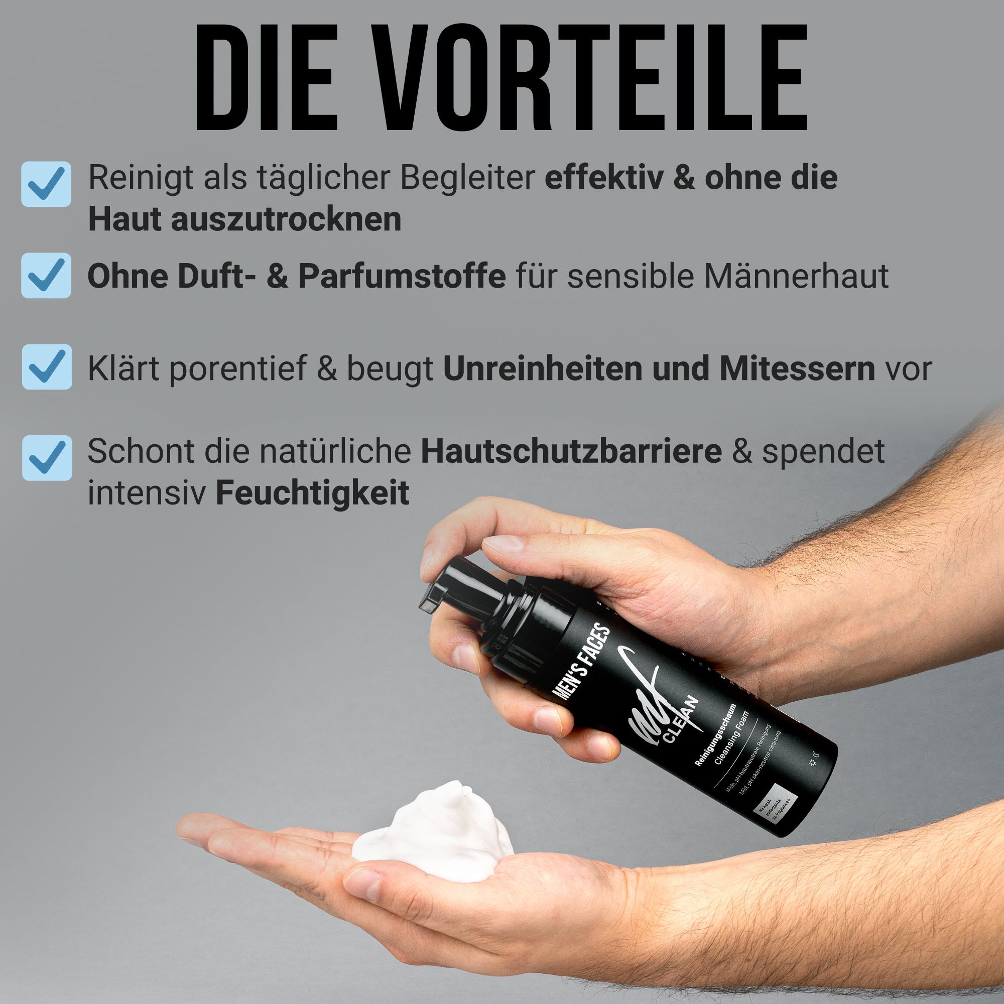 MEN'S FACES Reinigungsschaum