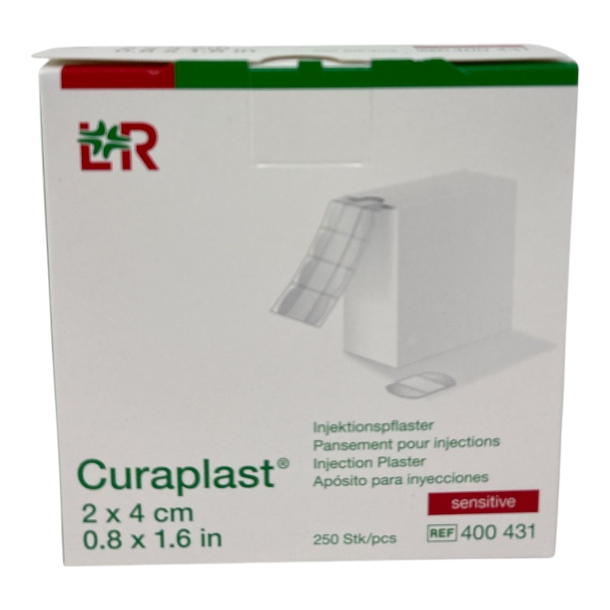 Curaplast Sensitive Injektionspflaster 2 x 4 cm