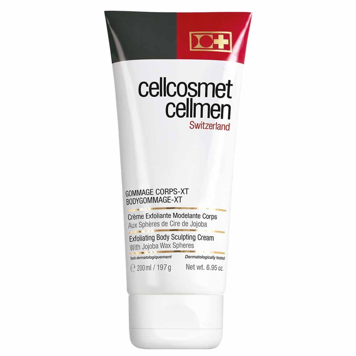 Tube mit Cellcosmet & Cellmen Body Gommage XT, 200ml.
