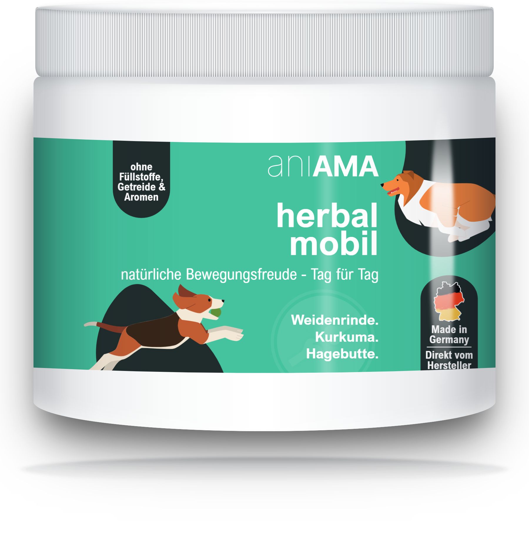 aniAMA herbal mobil Gelenk-Kräuter für Hunde 130 g Pulver
