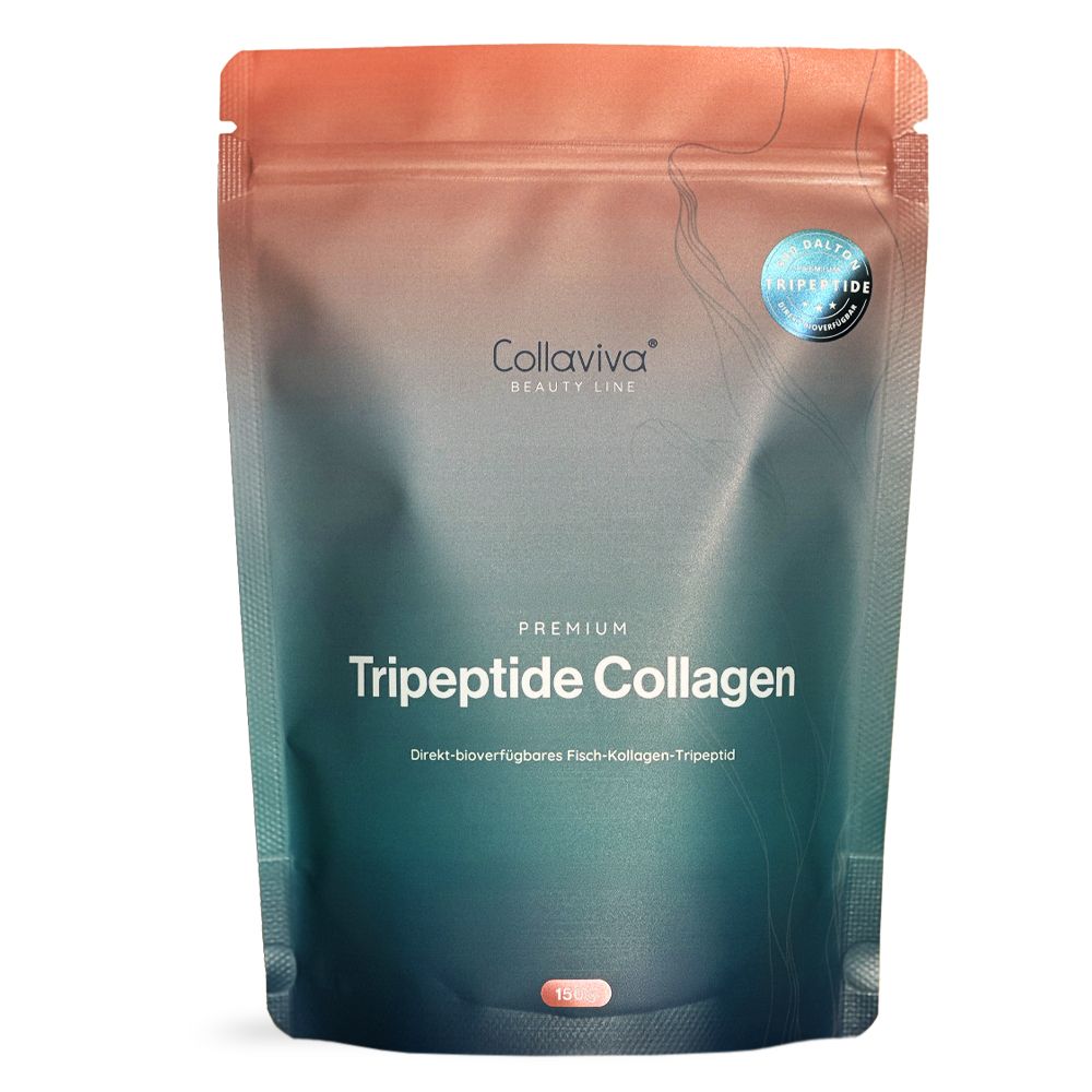Collaviva Tripeptid Kollagen ( Fisch) Ultrafein & direkt bioverfügbar 150 g Pulver