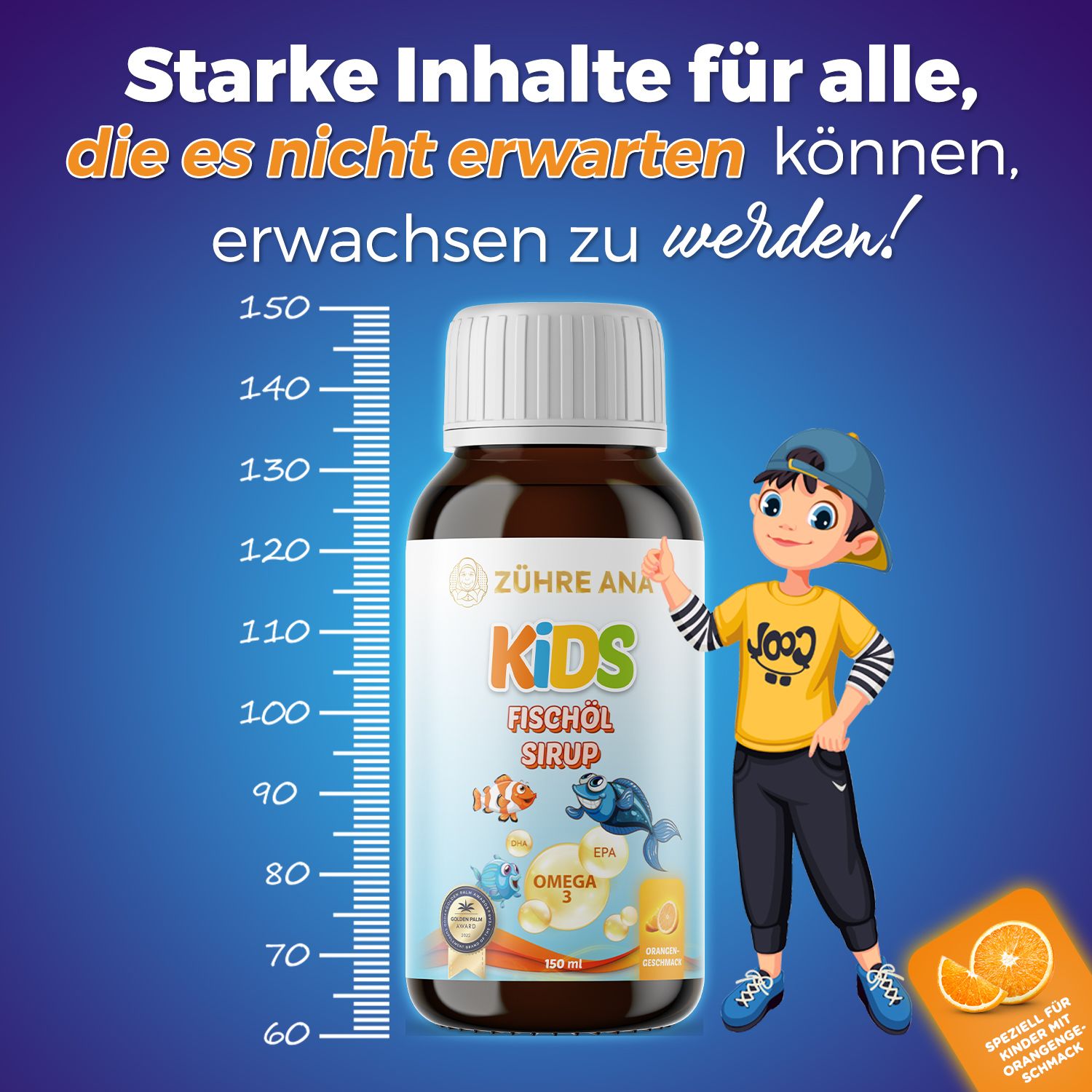 Zühre Ana Kids Fischöl Sirup