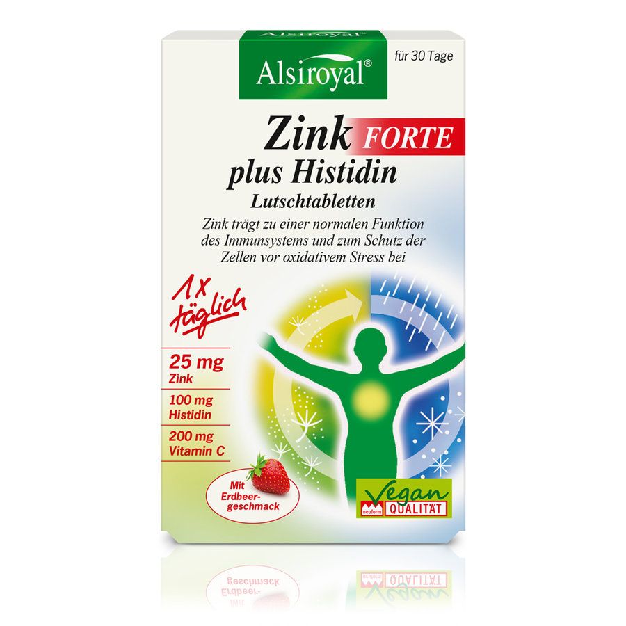 Alsiroyal Zink Forte plus Histidin Lutschtabletten