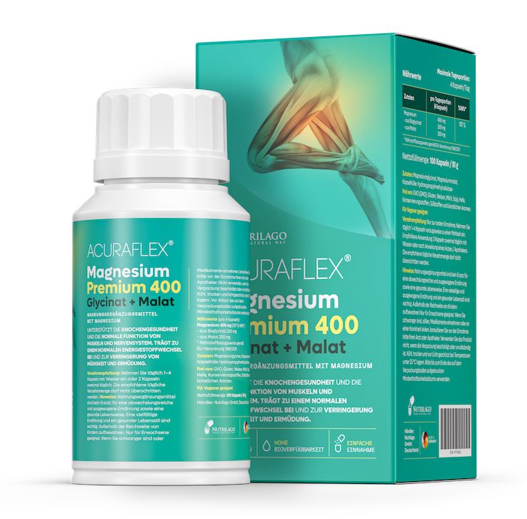 ACURAFLEX® Magnesium Premium 400 Glycinat + Malat Komplex