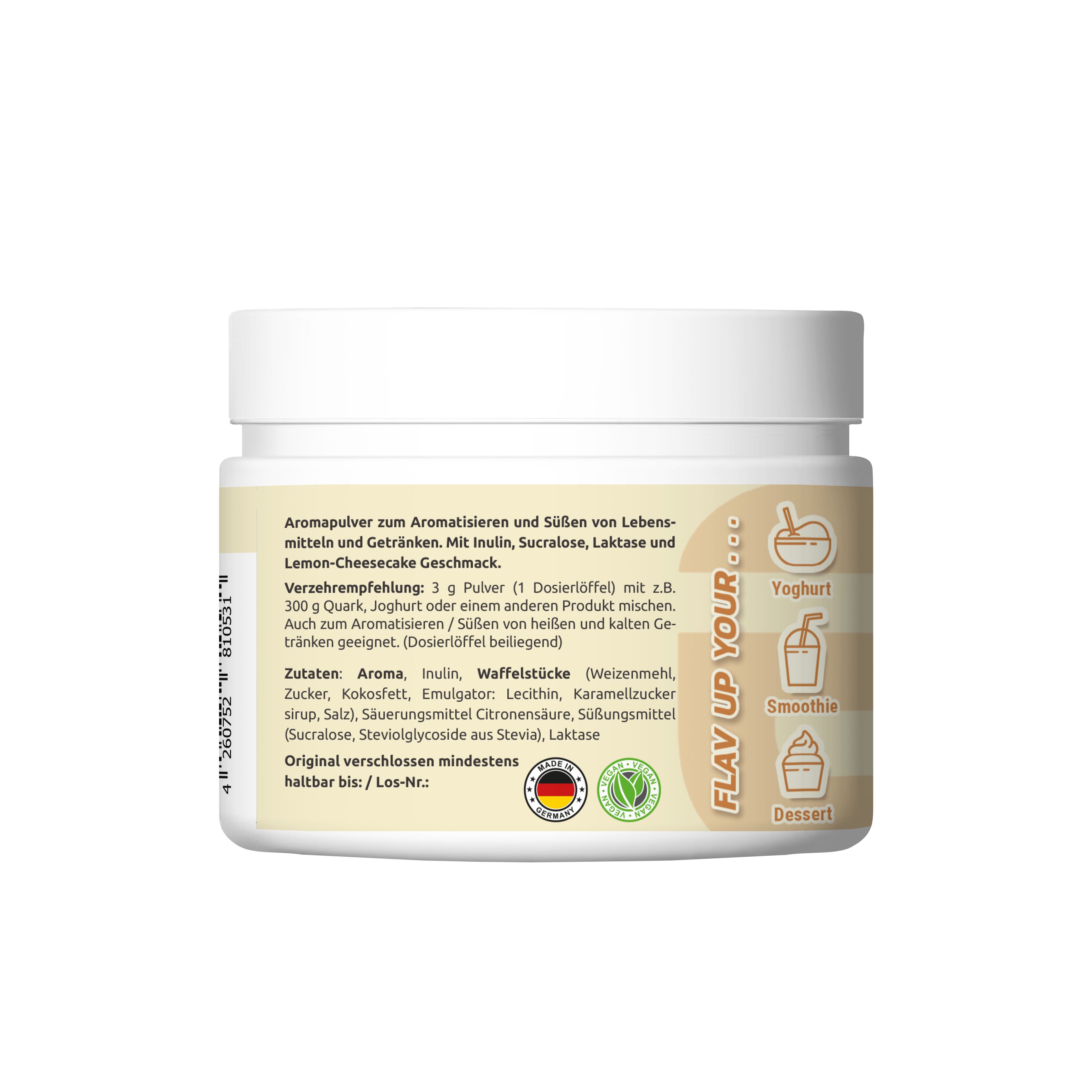 EVO FLAVUP LEMON-CHEESECAKE AROMAPULVER