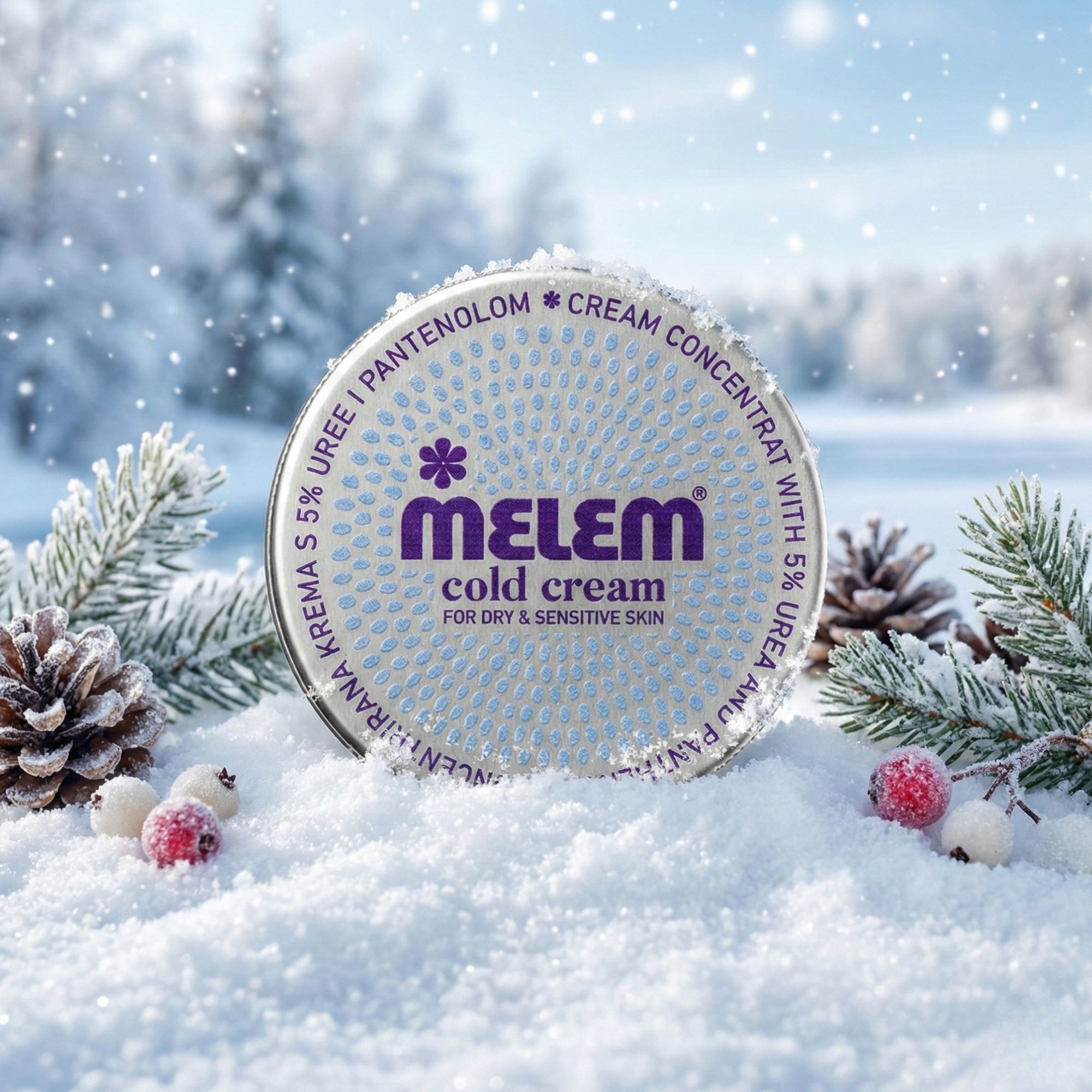 MELEM Cold Cream – Konzentrierte Creme mir Urea / Für trockene und sensible Haut