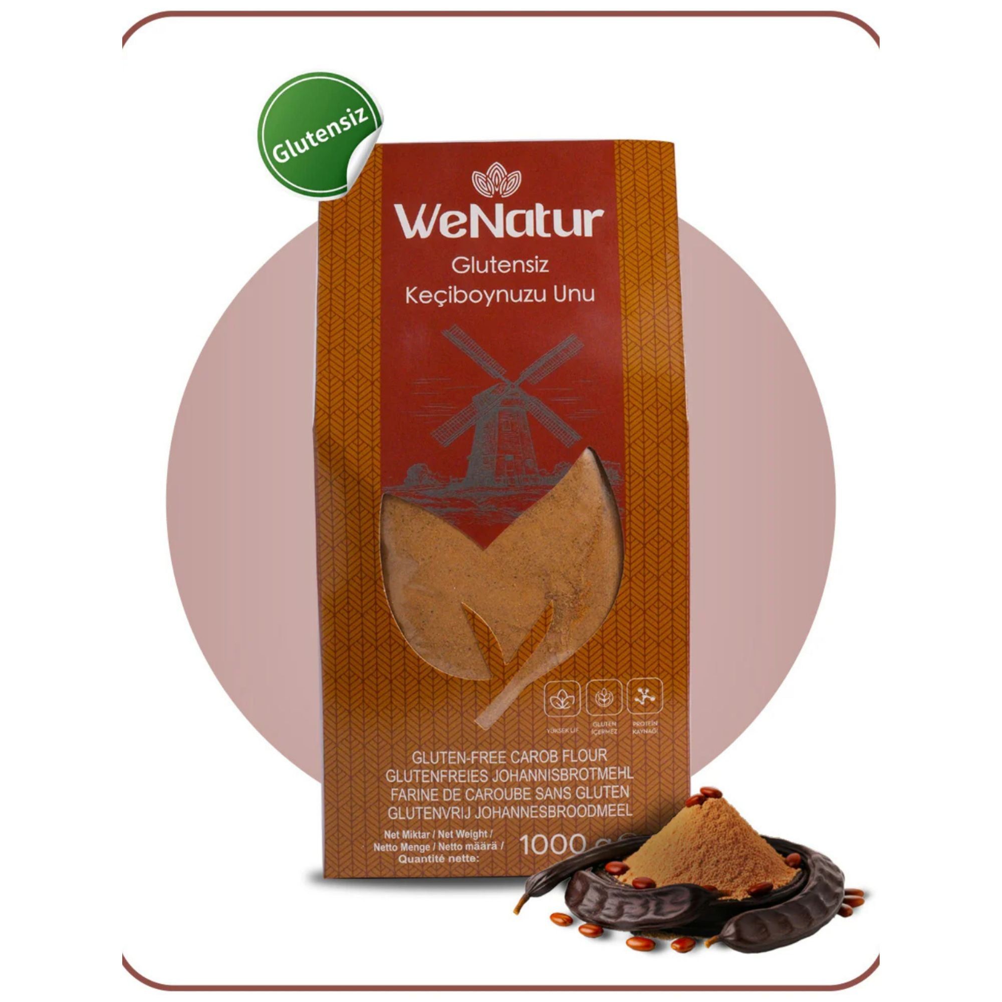 WeNatur  Glutenfreies Johannisbrotkernmehl