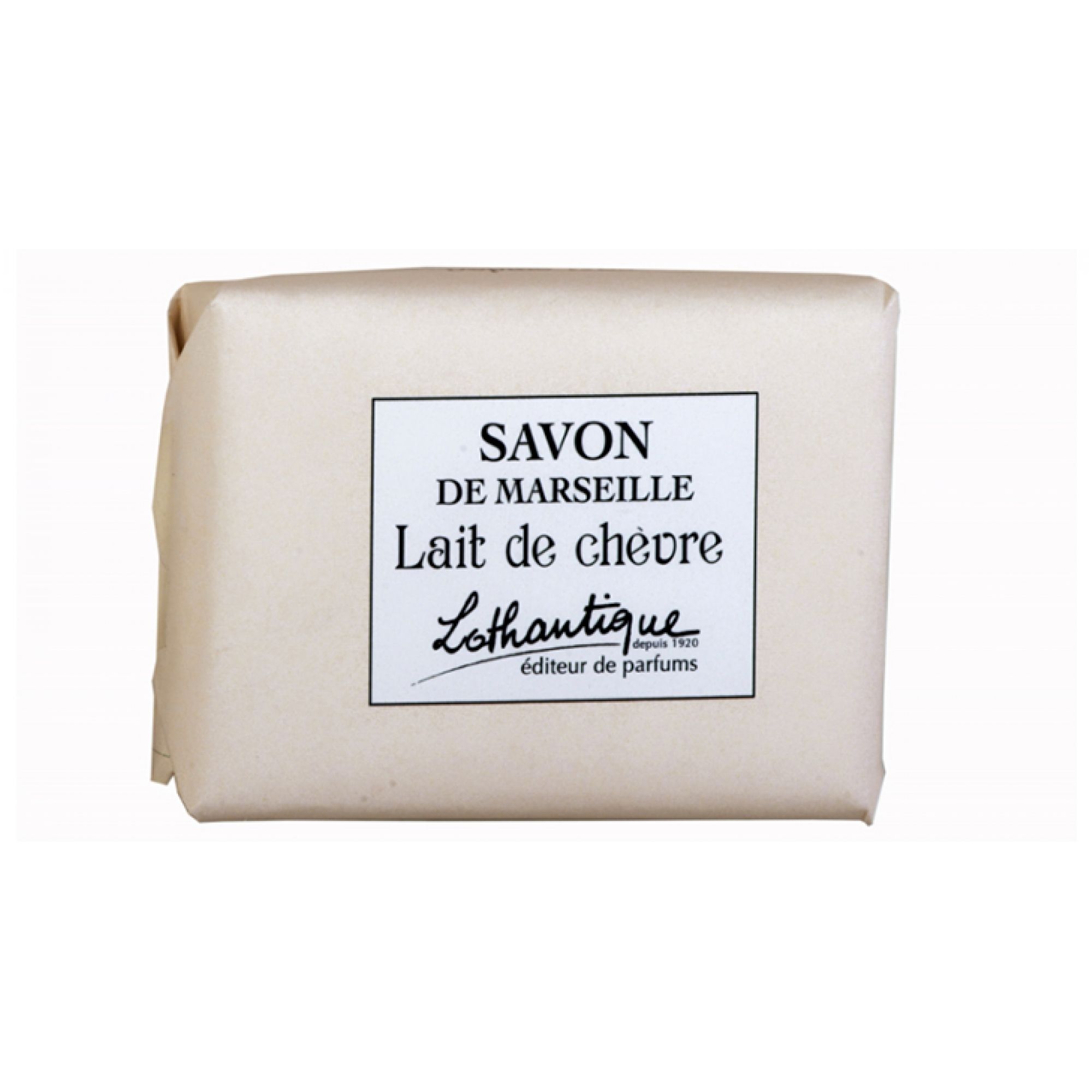 Lothantique Marseille Seife mit Ziegenmilch 6,5x2,5x6,5 cm