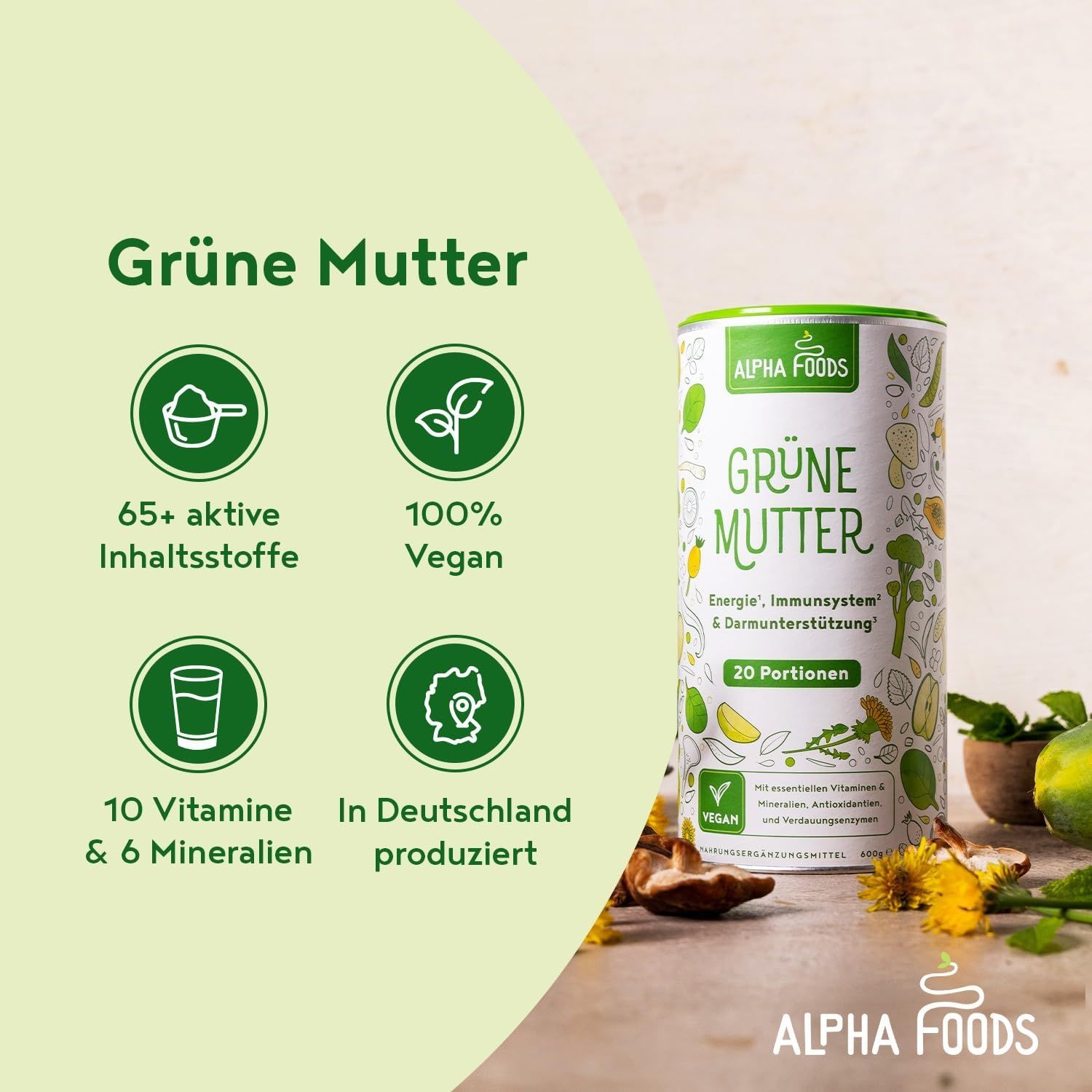 Grüne Mutter - Alpha Foods