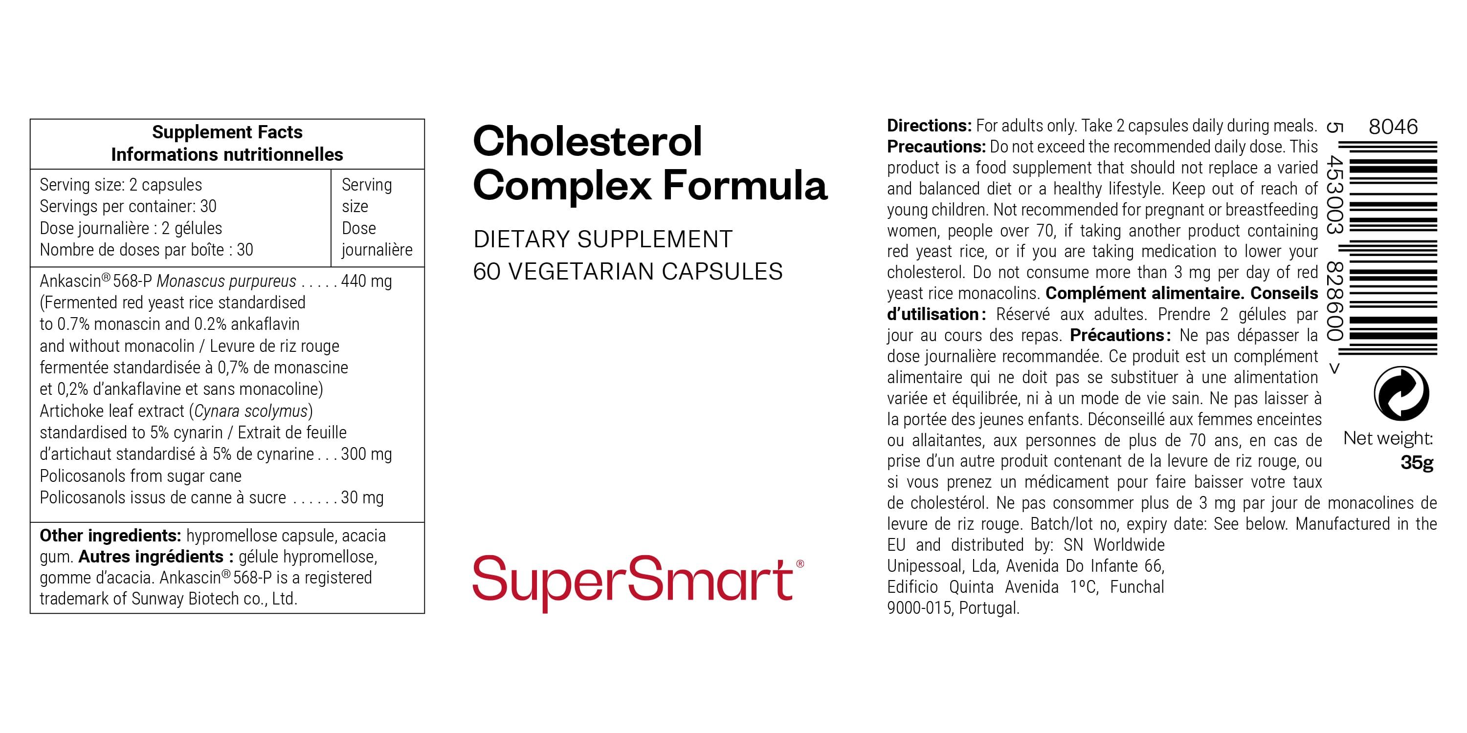Cholesterol Complex Formula - SuperSmart