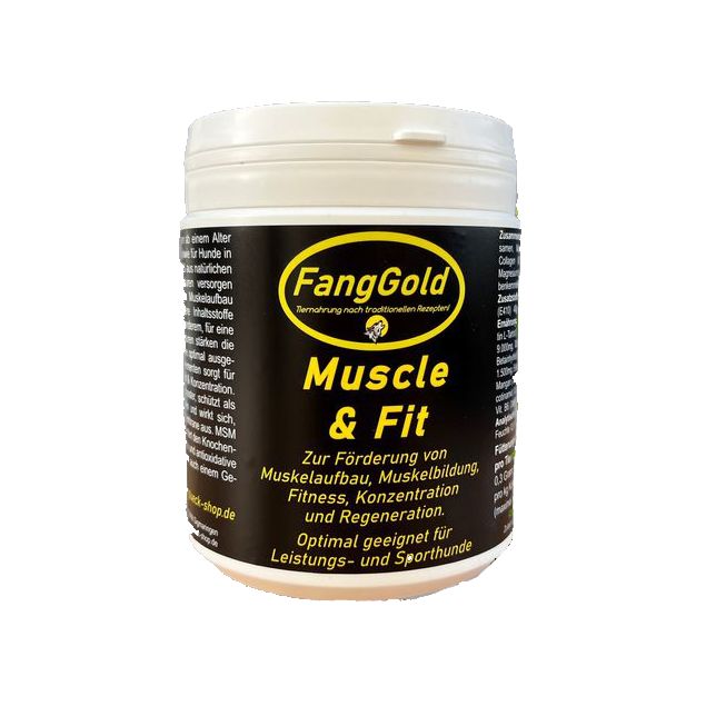 FangGold Muscle & Fit - zur Förderung von Muskelaufbau, Fitness und Regeneration für Hunde