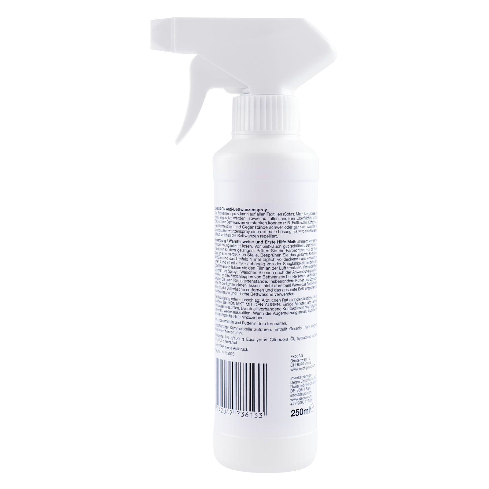 ShieldOn Anti-Bettwanzenspray - hochwirksamer Schutz gegen Bettwanzen