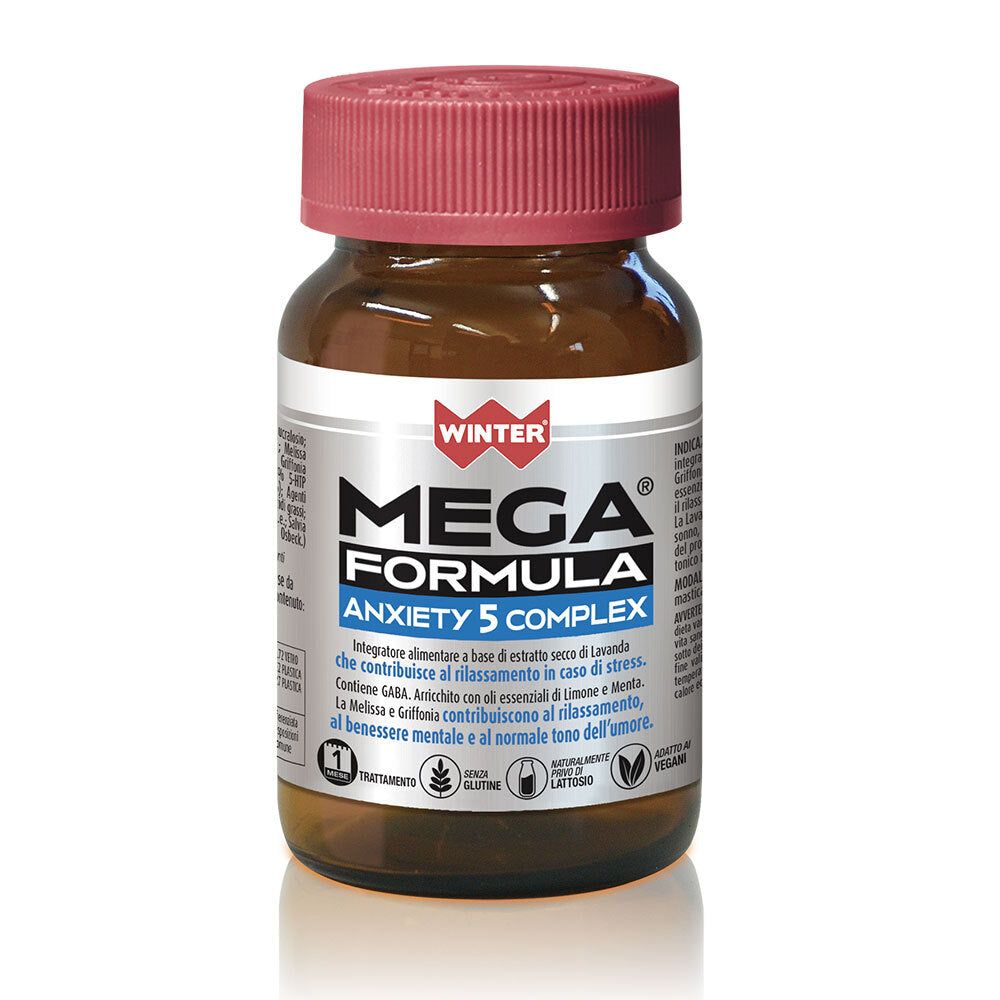 Mega Formula Anxiety 5 Complex - Integratore contro lo stress - Winter