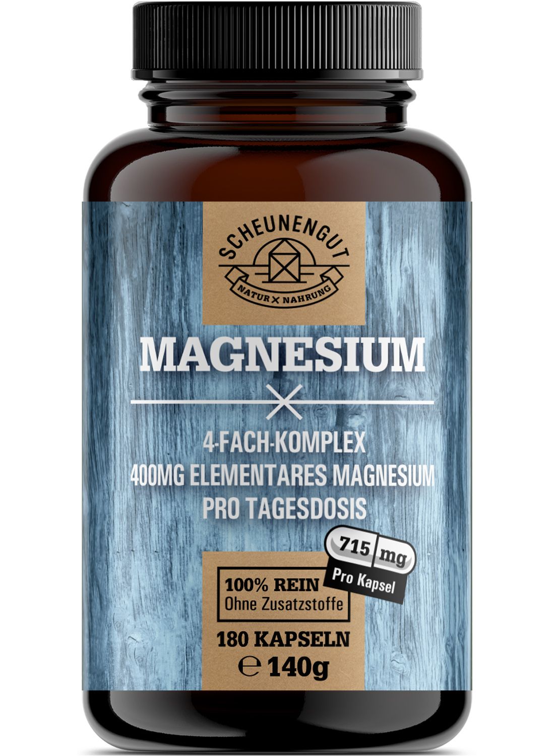 Scheunengut® Magnesium | 4-fach Komplex |  bioaktives Magnesium