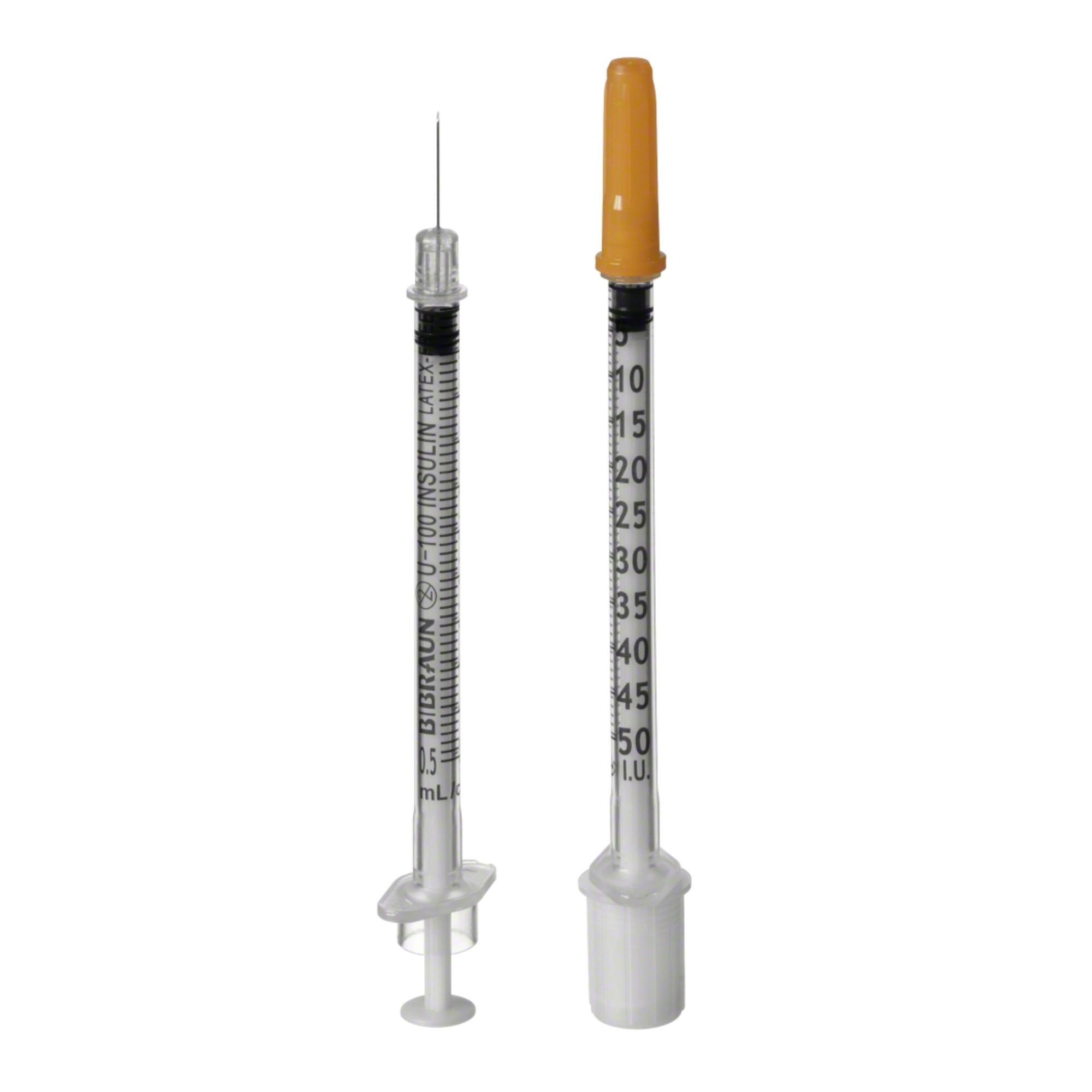 B. Braun Omnican® 50 Einmal-Insulinspritze 0.30 x 8 mm G 30