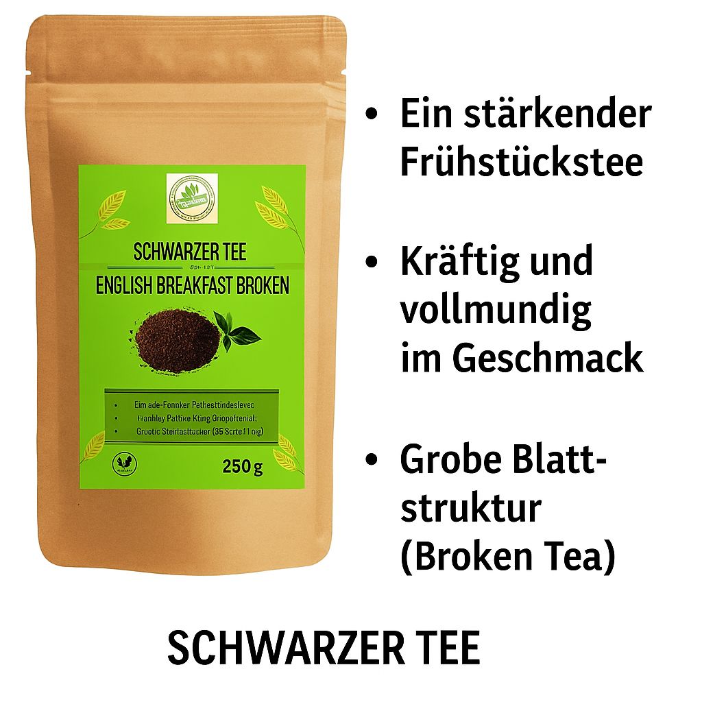 Linecase - English Breakfast loser Schwarztee Bio