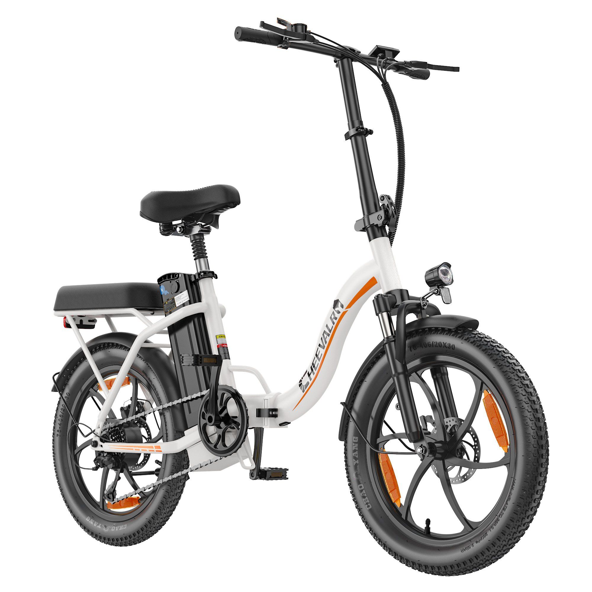 Cheevalry C16-1 Faltbares E-Bike für Erwachsene, 48V 16Ah Akku