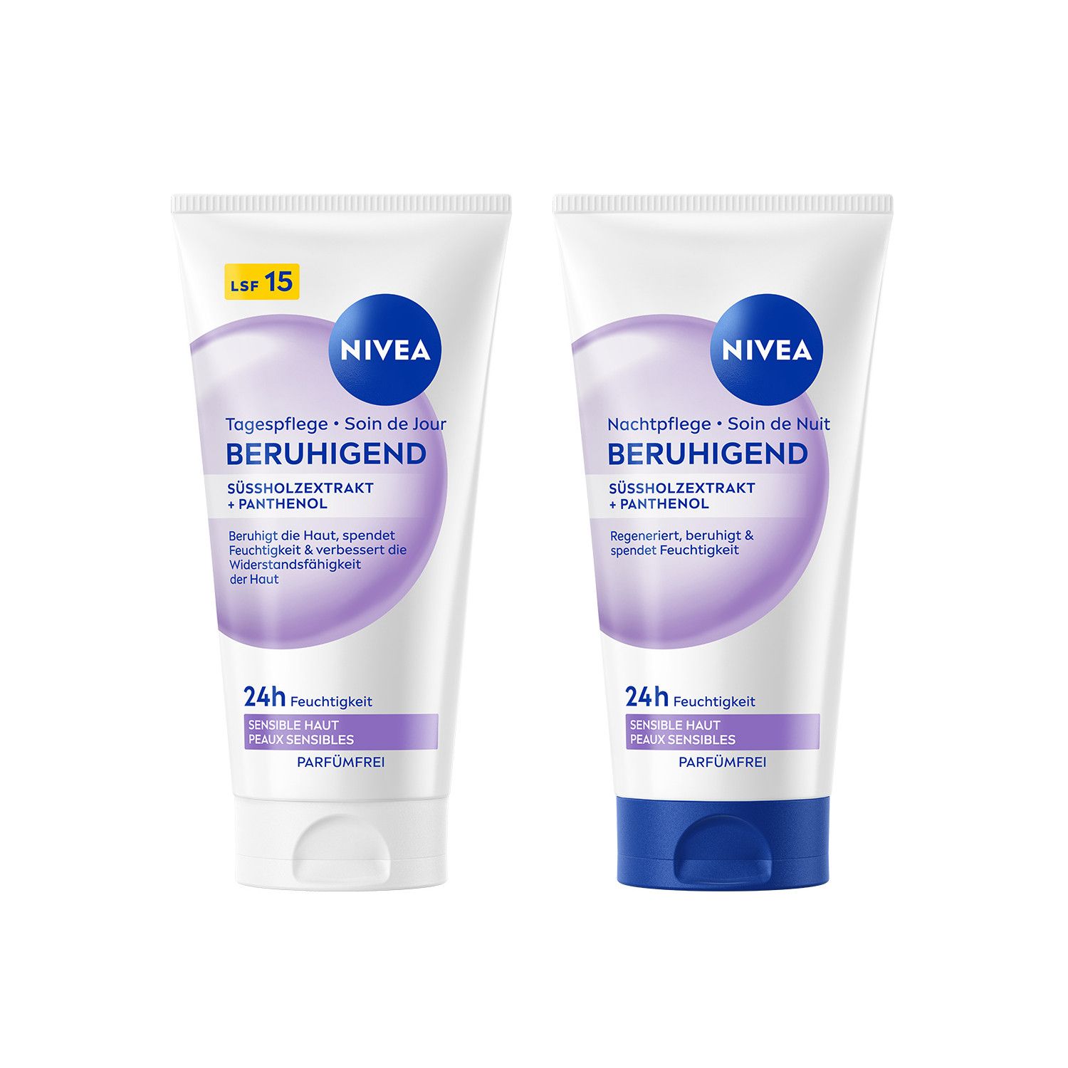 Nivea Beruhigende Tagespflege & Nachtpflege 2x50 ml Creme