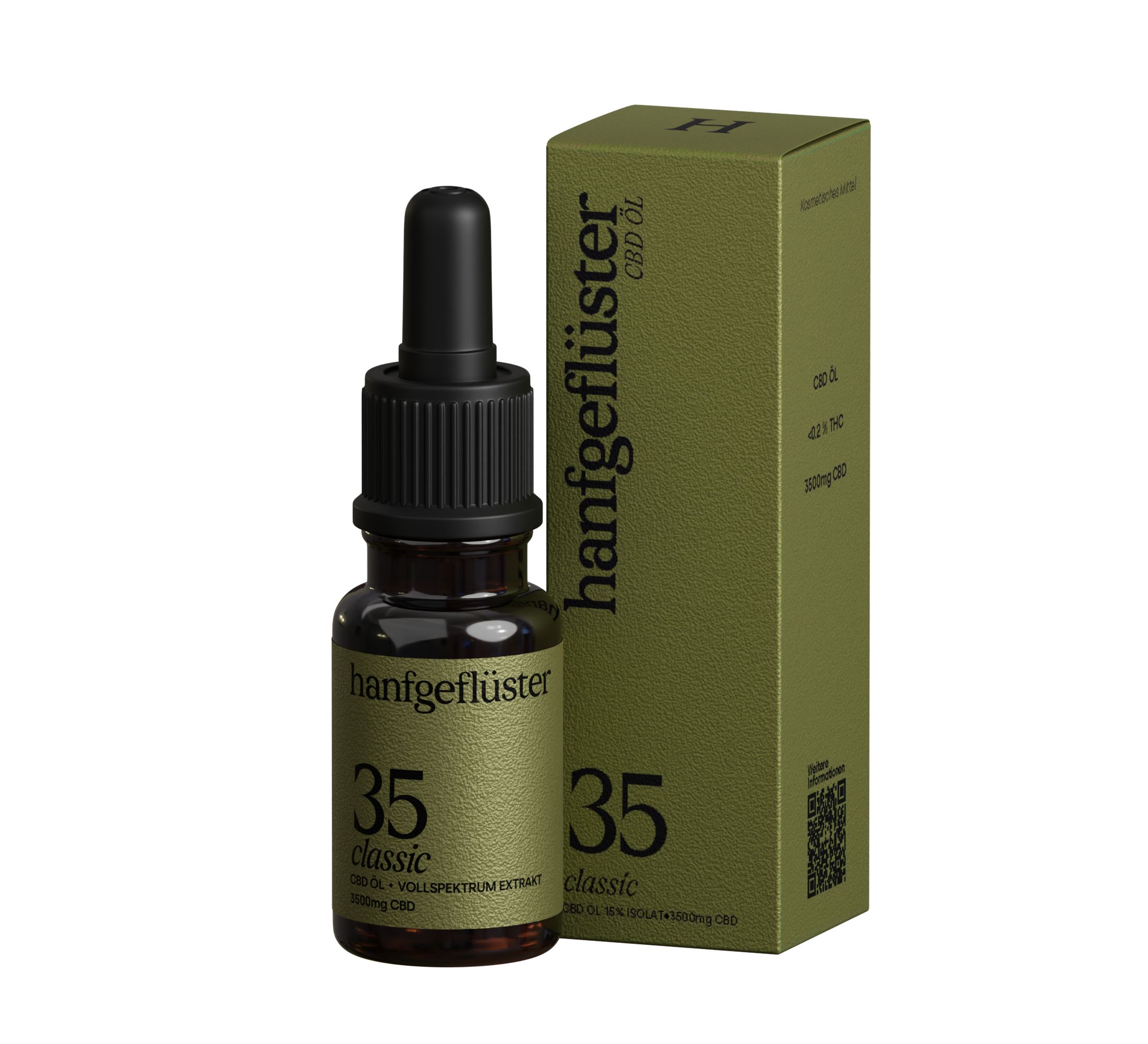 HANFGEFLÜSTER Vollspektrum CBD Öl 35%