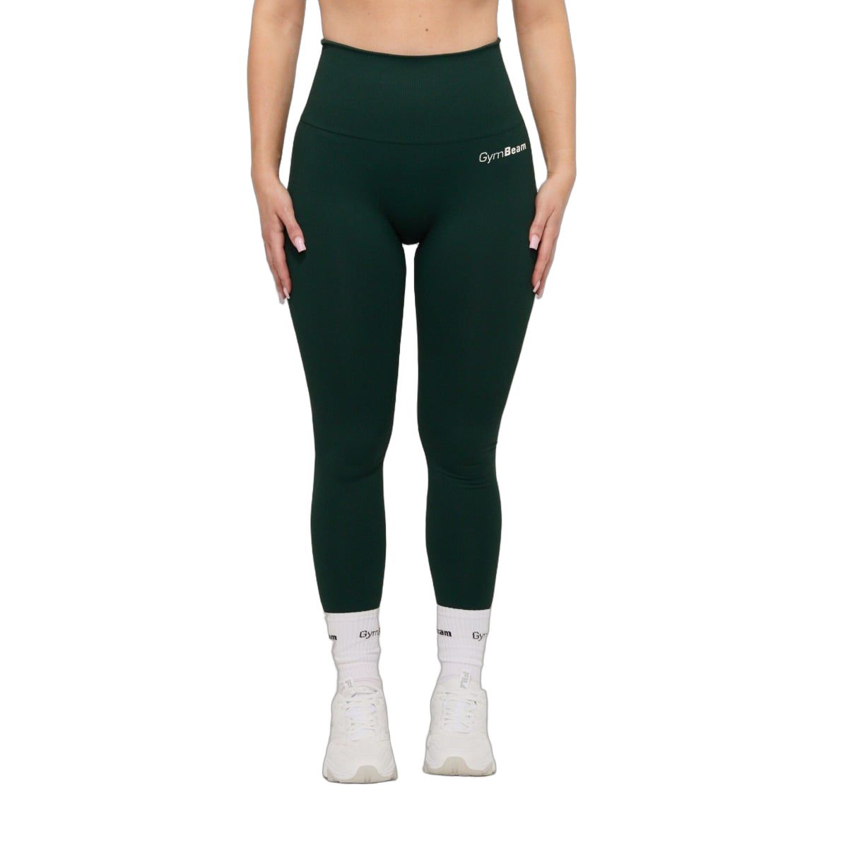 GymBeam Leggings Damen nahtlos mit hoher Taille in Forest 1 St
